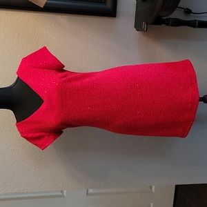 David Warren Crepe dress with sequins